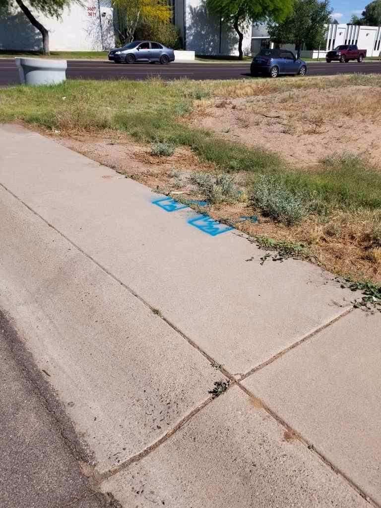 Marking water meters 1